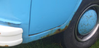 VW T2 Front Step Rust