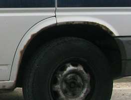 Volkswagen T4 Transporter Front Wheel Arch Rust
